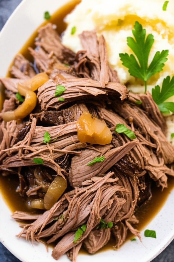 7 Up Pot Roast Crock Pot Style image