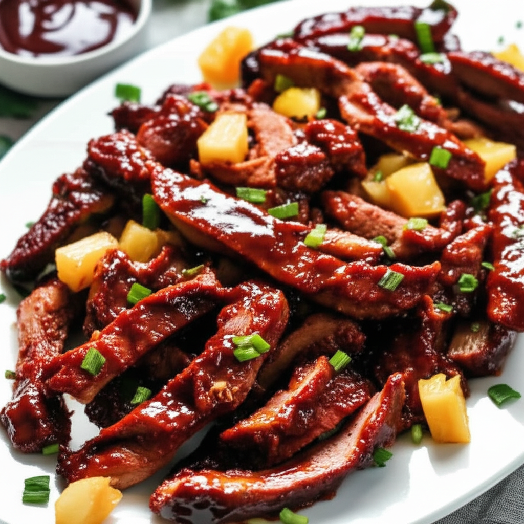 Barbecued Pork Strips image