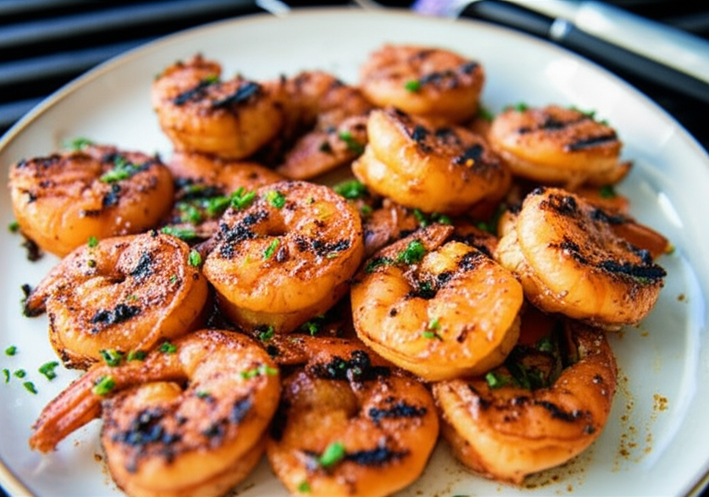Barbecued Recipes Grilled Shrimp image