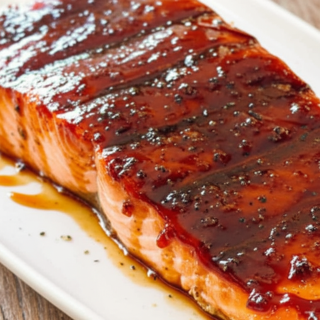 Barbecued Salmon Steaks image