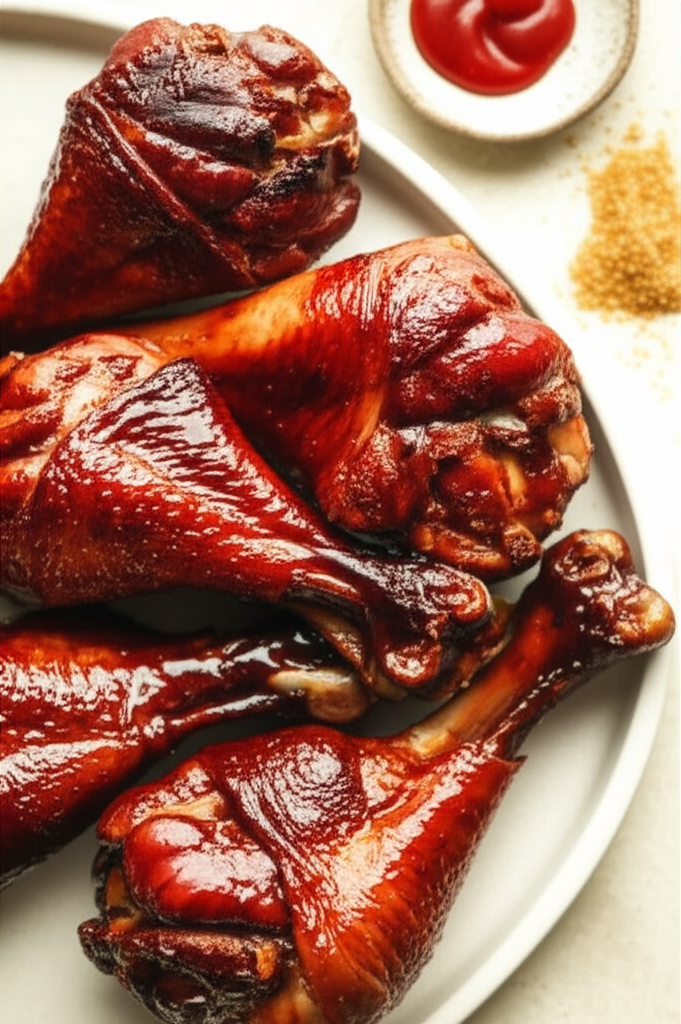 Barbecued Turkey Drumsticks image