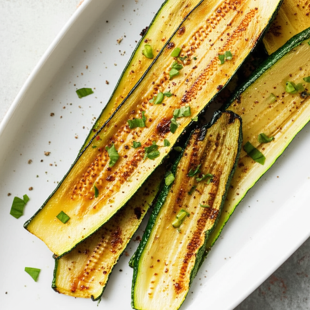 Barbecued Zucchini Two Ingredients image