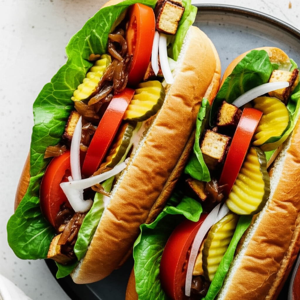 Barbeque Tofu Po Boys image