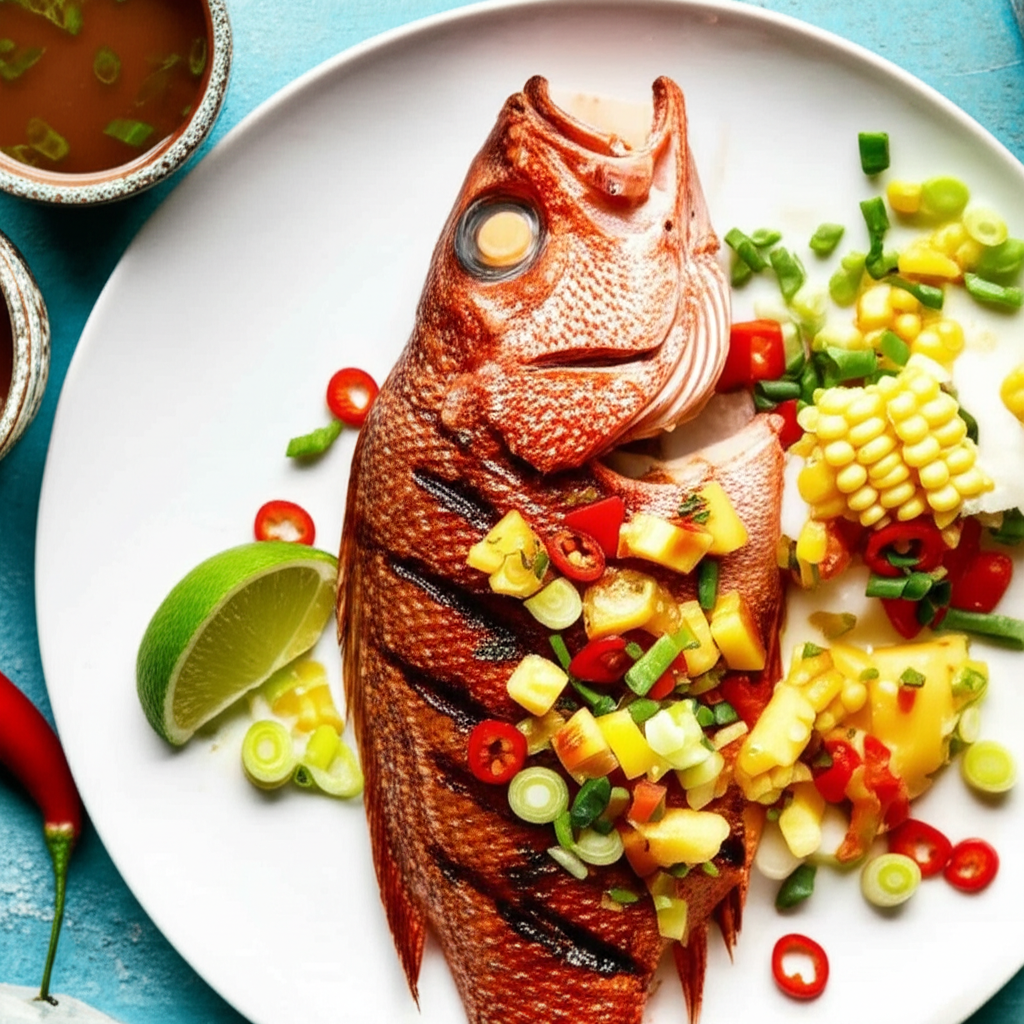Barbequed Snapper image