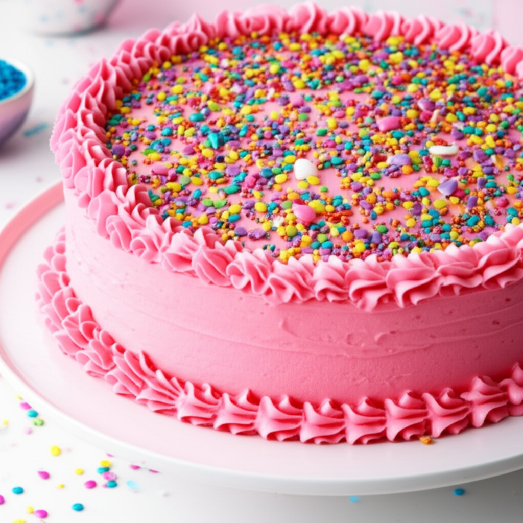 Barbie Birthday Cake image