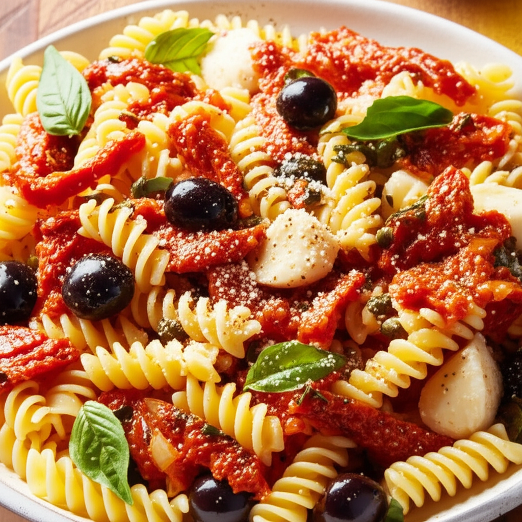 Barefoot Contessa Pasta With Sun Dried Tomatoes Ina Garten image