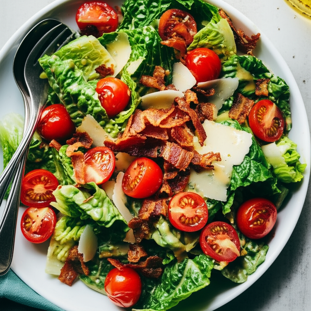 Barefoot Contessa's Caesar Salad With Pancetta image