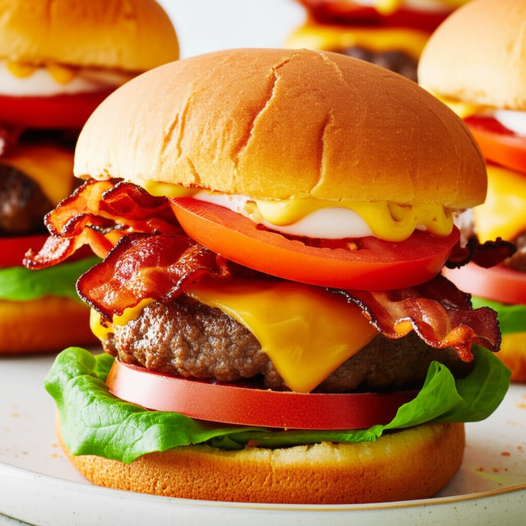 8 For 8 Broiled Blt Burgers For A Bunch image