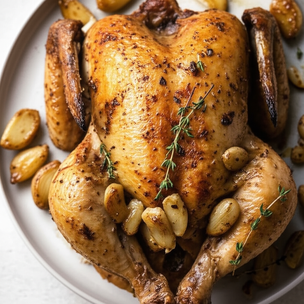 Barefoot Contessa S Chicken With 40 Cloves Garlic image