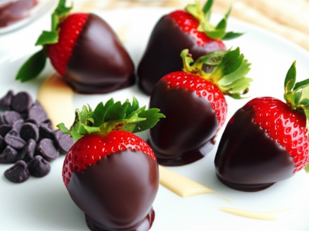Barefoot Contessa S Chocolate Dipped Strawberries image