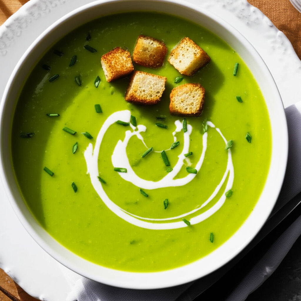 Barefoot Contessa's Fresh Pea Soup image