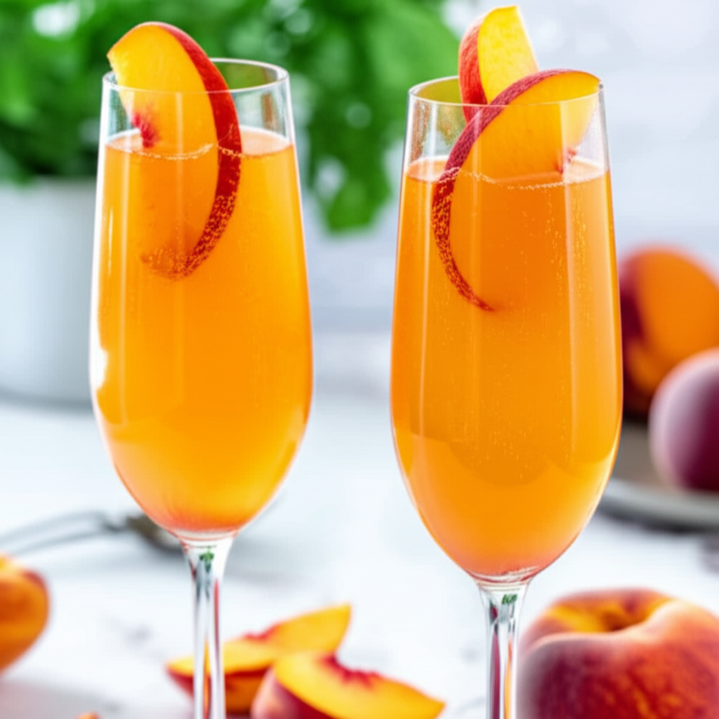 Barefoot Contessa's Fresh Peach Bellinis image