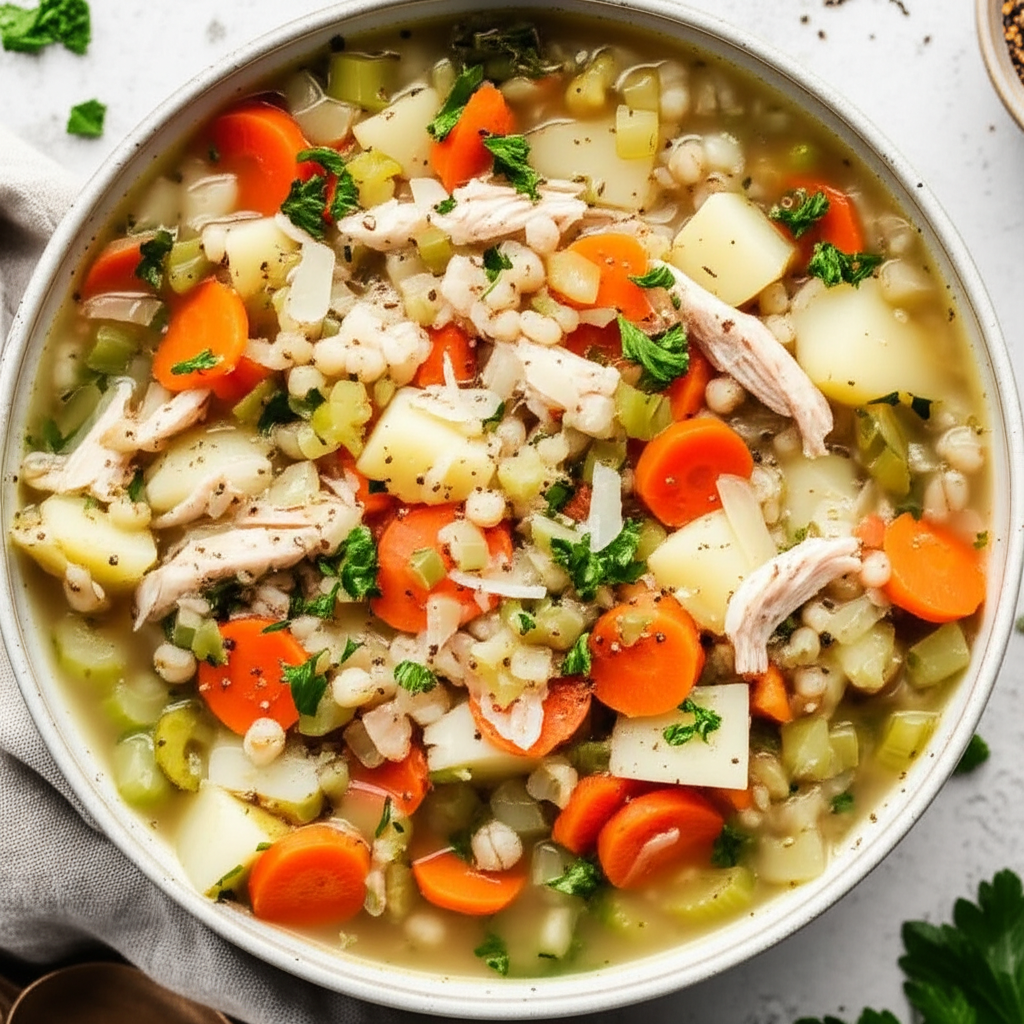 Barley Potato Soup image
