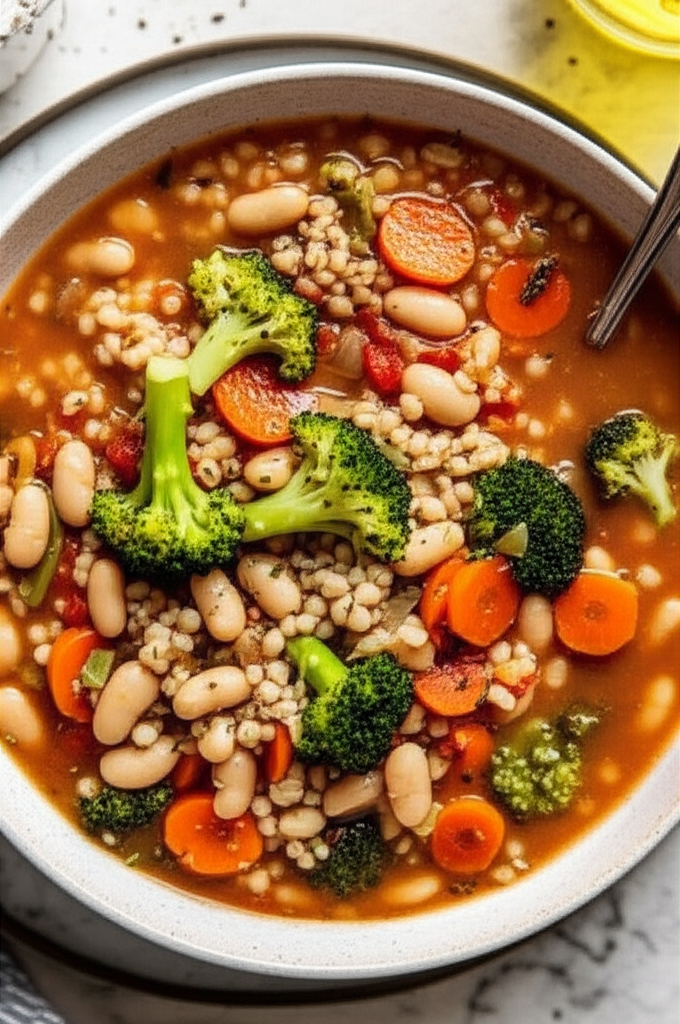Barley And Cannellini Bean Stew image
