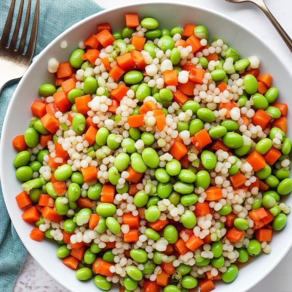 Barley And Edamame Salad Ww image