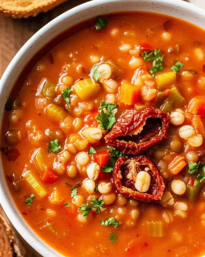 Barley And Lentil Soup image