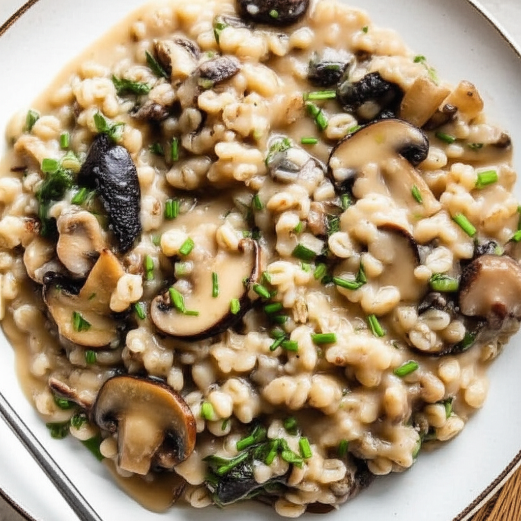 Barley And Mushroom Casserole image