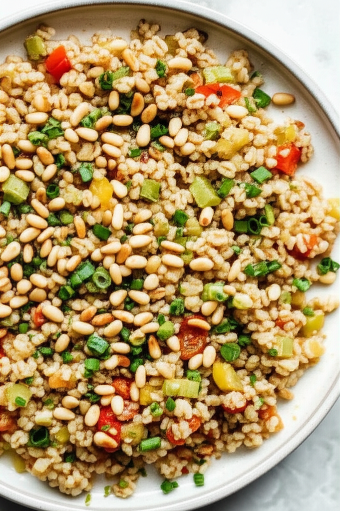 Barley And Pine Nut Casserole image