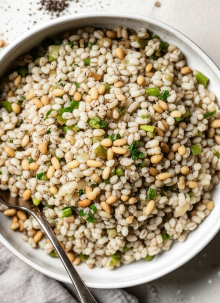 Barley And Pine Nut Pilaf image