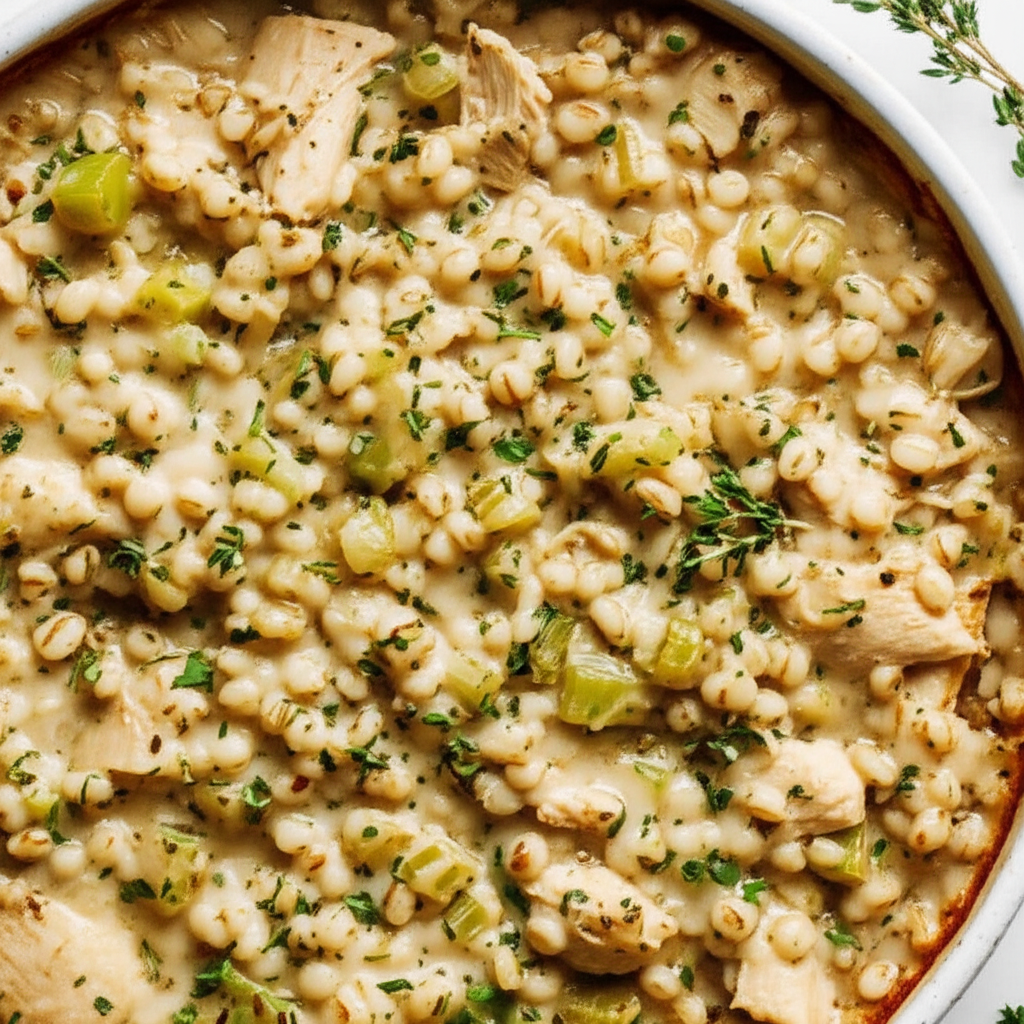 Barley Chicken Casserole image