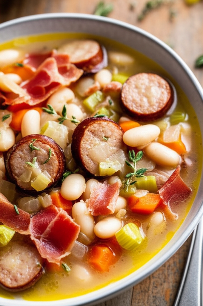 Sausage And White Bean Soup image