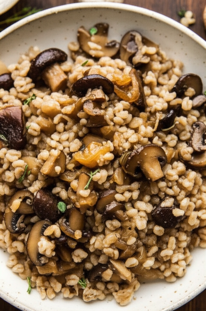 Barley Mushroom Casserole image
