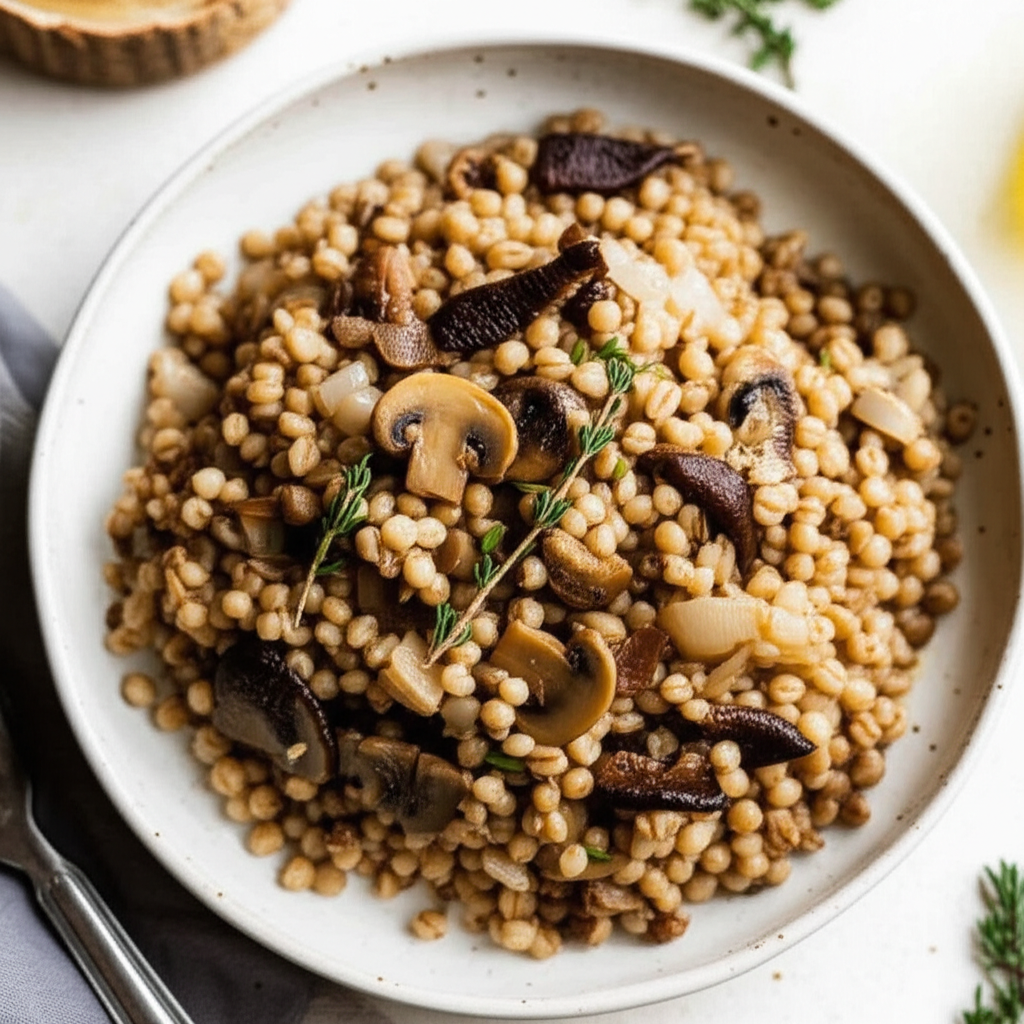 Barley Mushroom Pilaf image