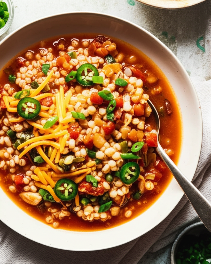 Barley Pozole Mexican Barley And Hominy image