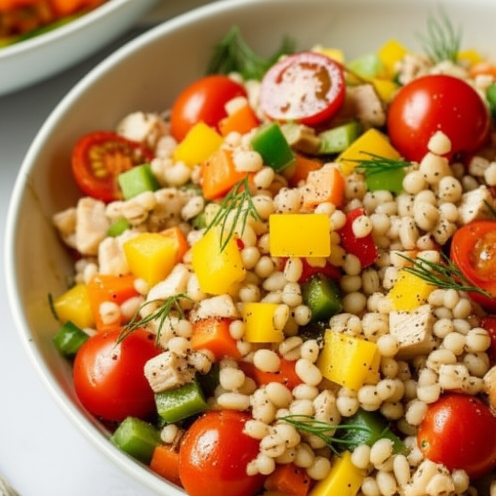 Barley Vegetable Salad image