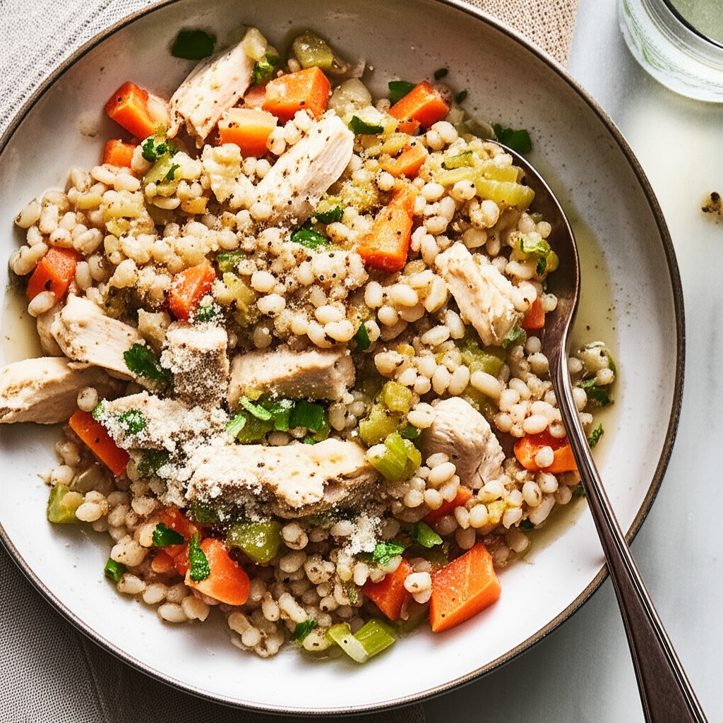 Barley With Chicken And Parmesan Cheese Canyon Ranch Resort image