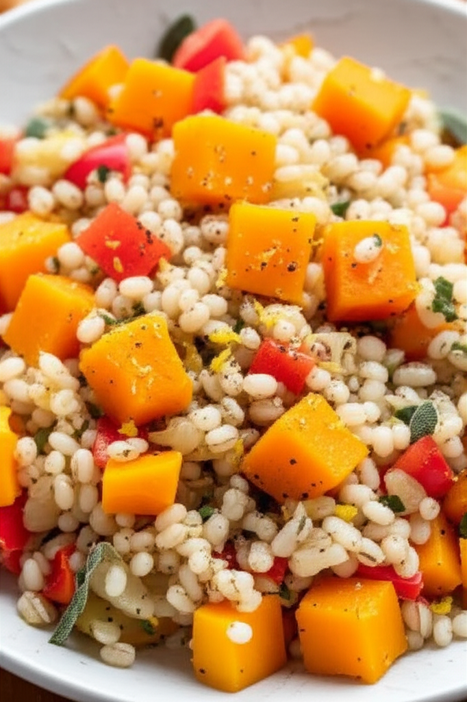 Barley Butternut Squash Pilaf image