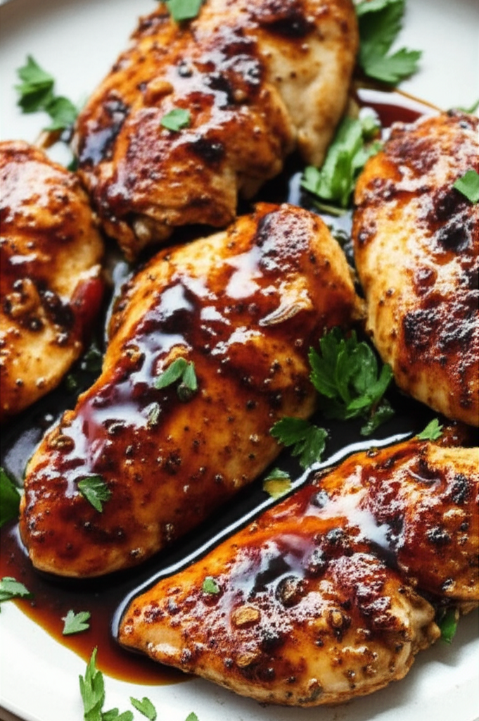 Sauteed Chicken Breasts With Balsamic Vinegar Pan Sauce image