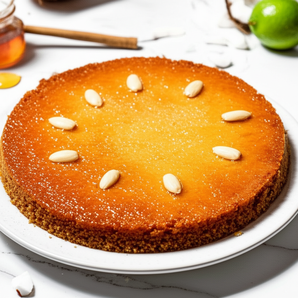 Basboosa Sooji Cake Arabian image