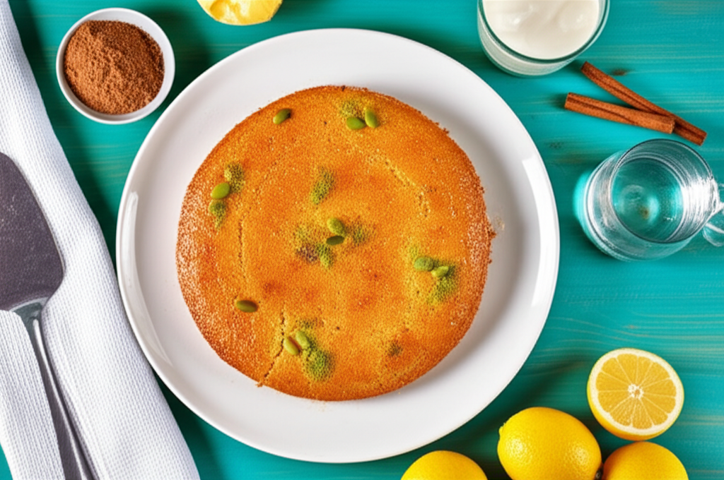 Basboosa Easy Semolina Cake image