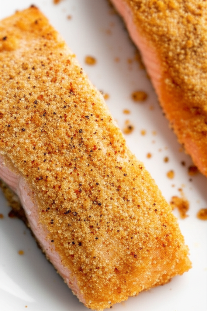 Savory Panko Crusted Salmon image