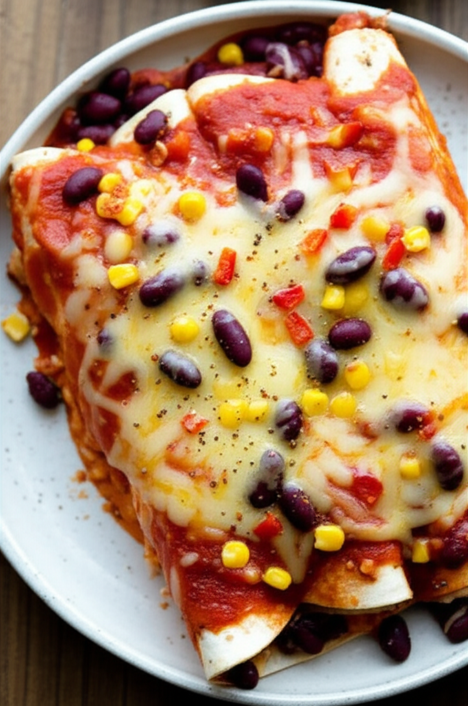 Basic Bean Enchiladas image