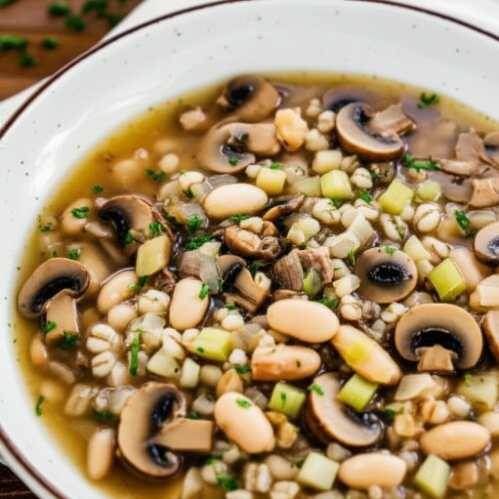 90 Minute Wonder Or Less Barley And Mushroom Soup image