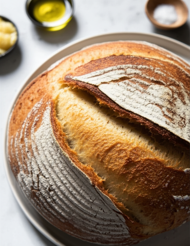 Basic But Beautiful Sourdough Bread image