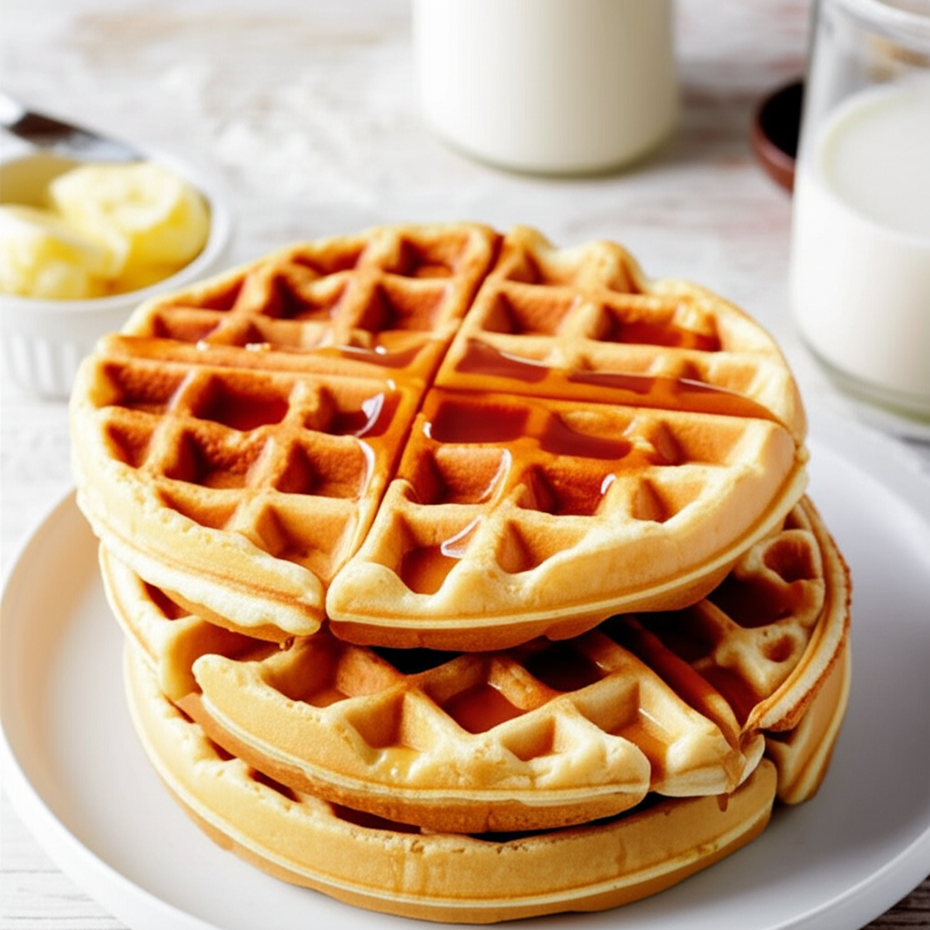Basic Buttermilk Waffles image