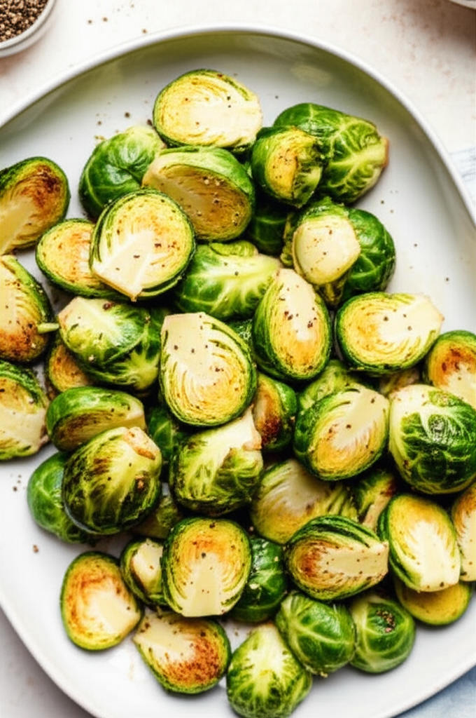 Basic Garlic Butter Brussels Sprouts image