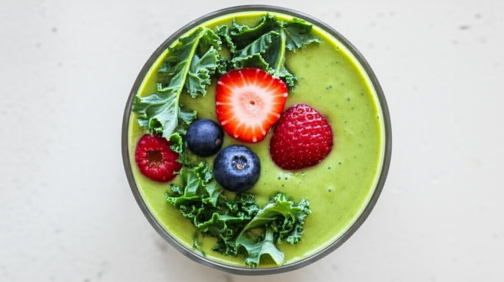 Basic Green Smoothie Raw Food image