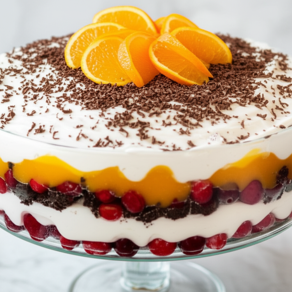 Shannon's Chocolate Orange Cranberry Trifle image