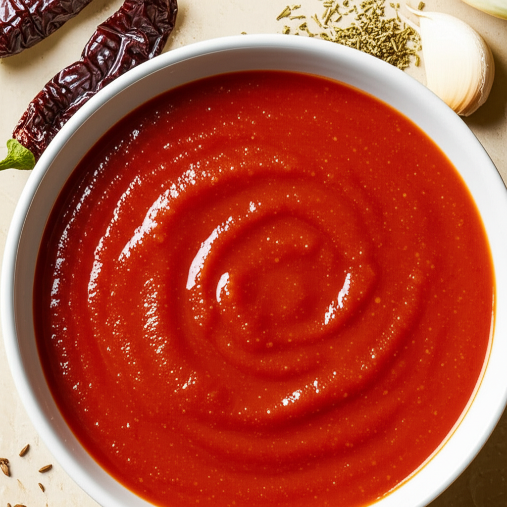 Basic Red Sauce Salsa De Chile Rojo image