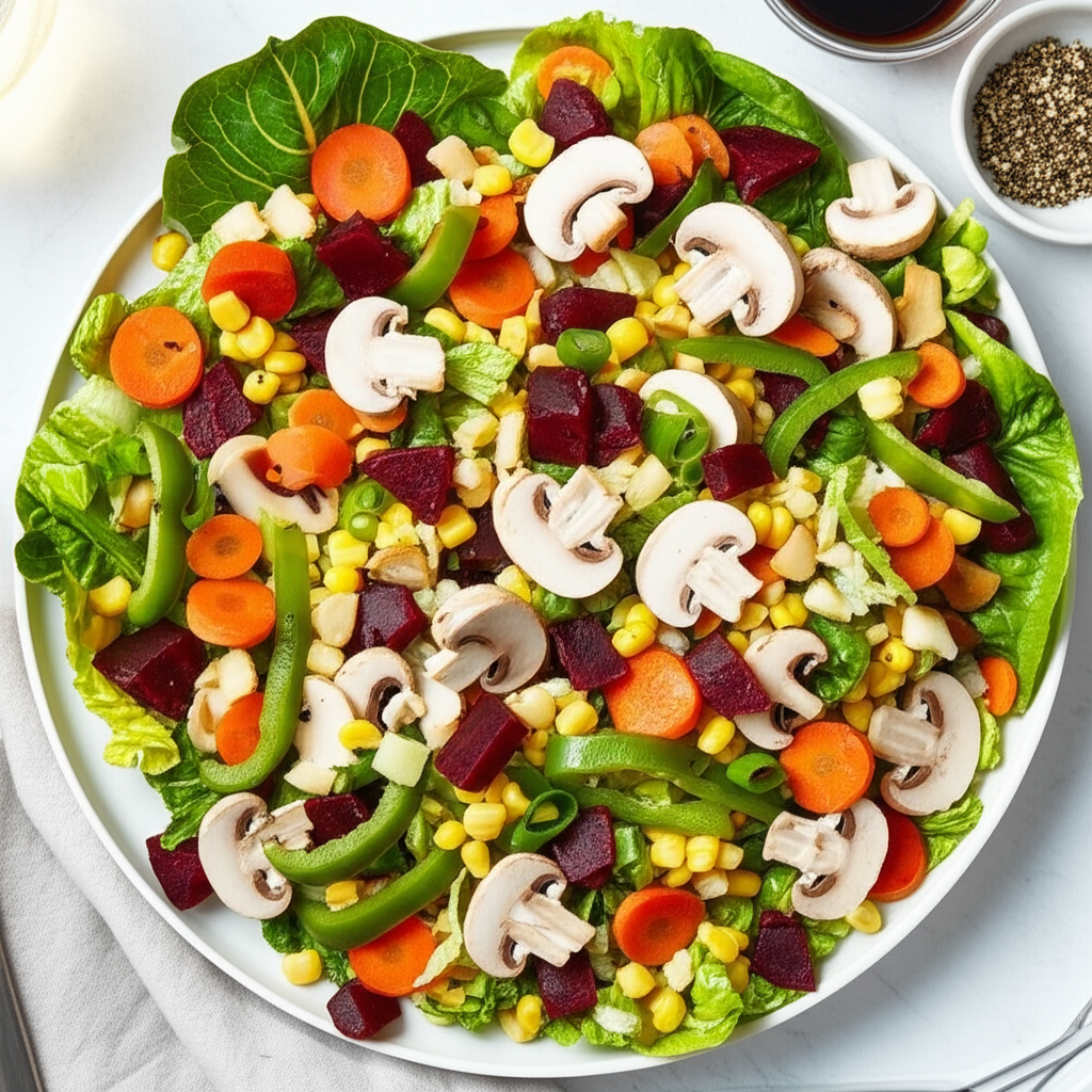 Dressed Up Salad With Secret Dressing image