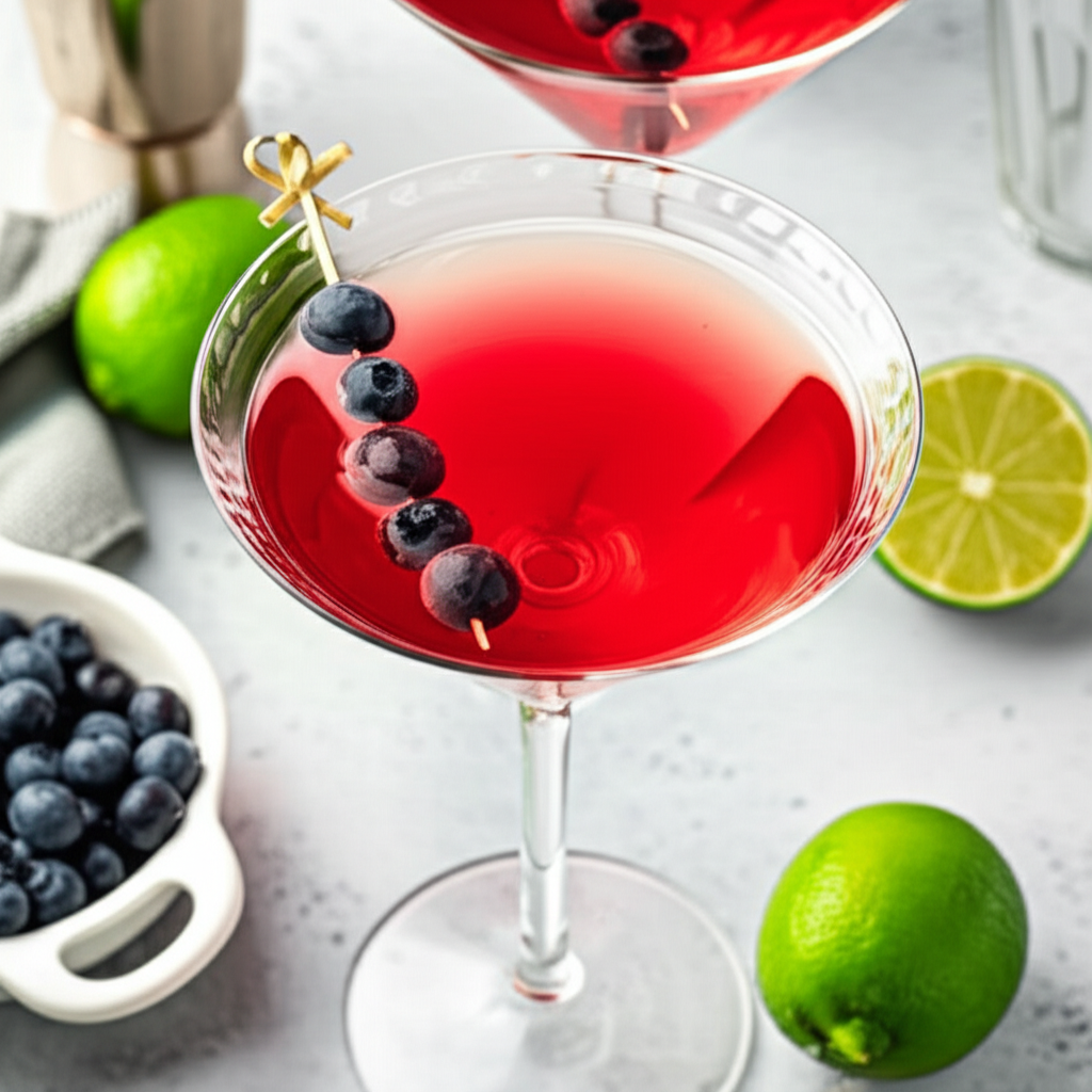 A Berry Lime Martini image