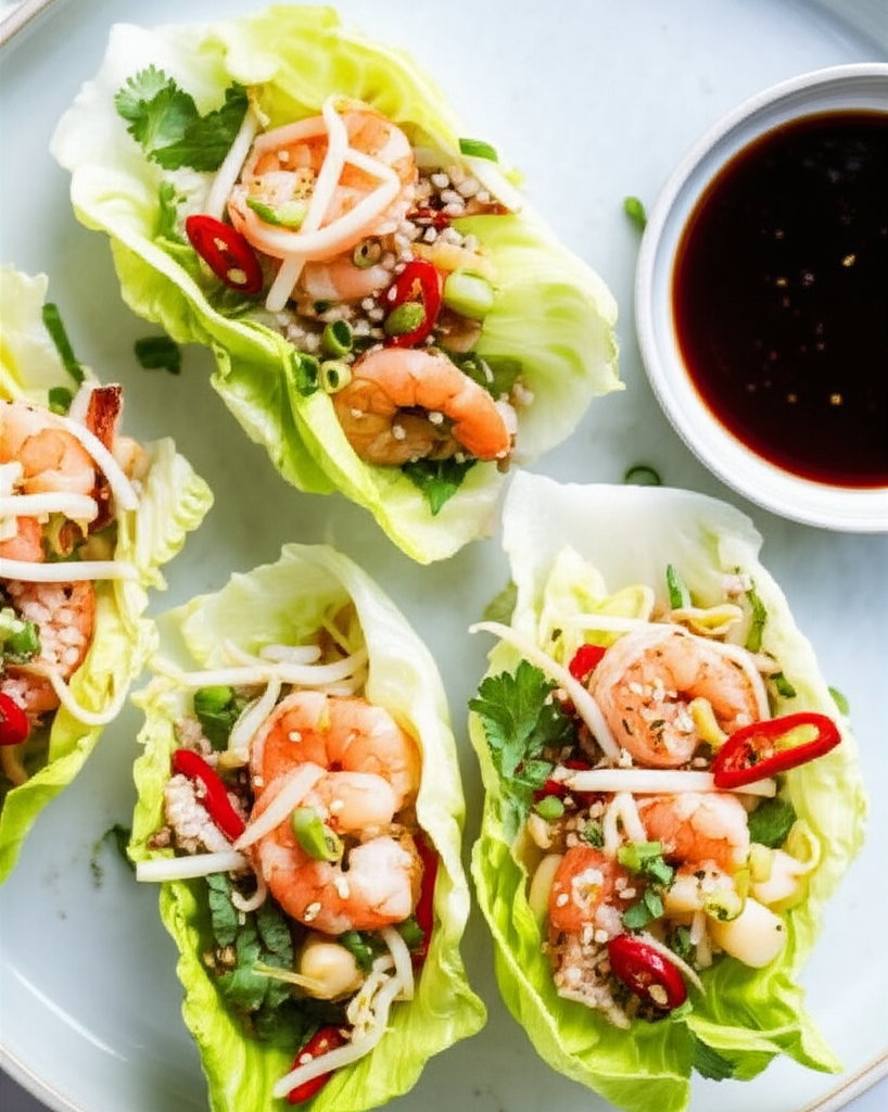 Shrimp Prawn San Choy Bau image