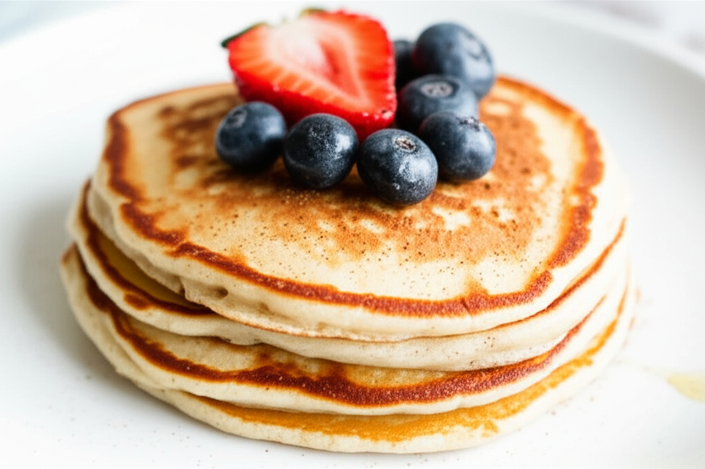 Basic Vegan Pancakes For One image