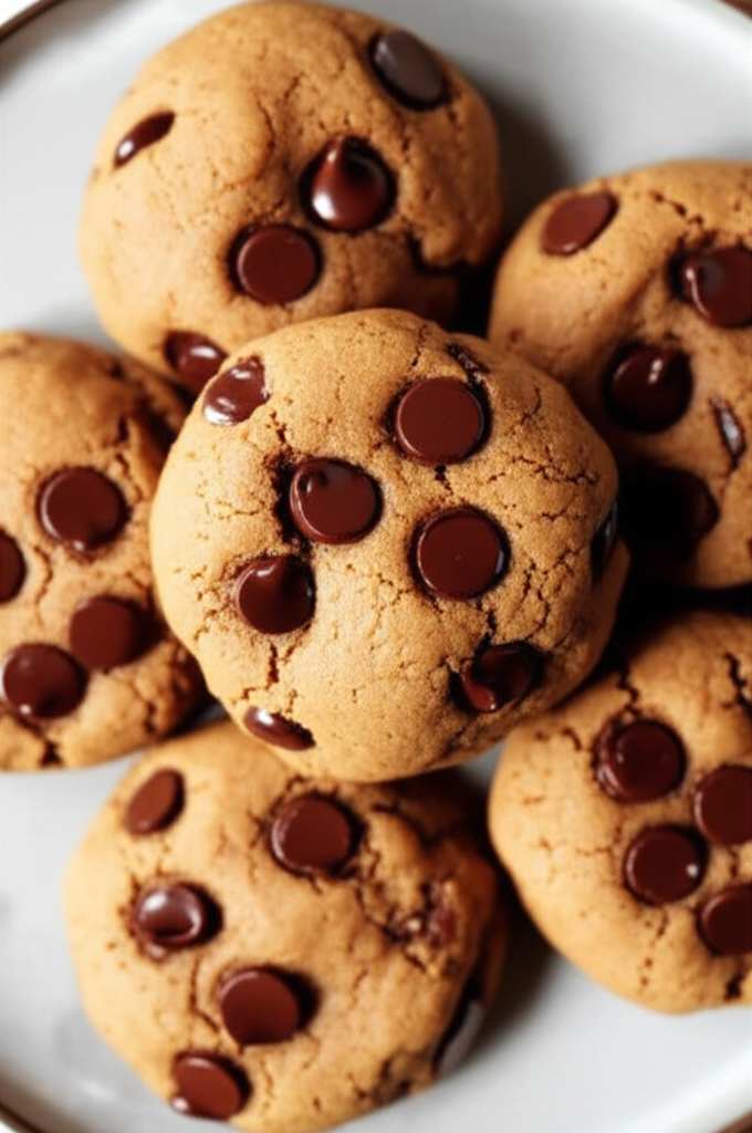 Basic Vegan Spelt Cookies Chocolate Carob Chip image