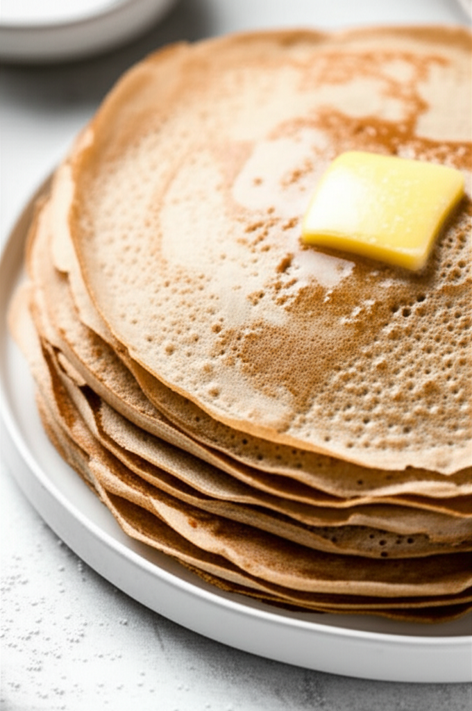 Basic Whole Wheat French Crepes image