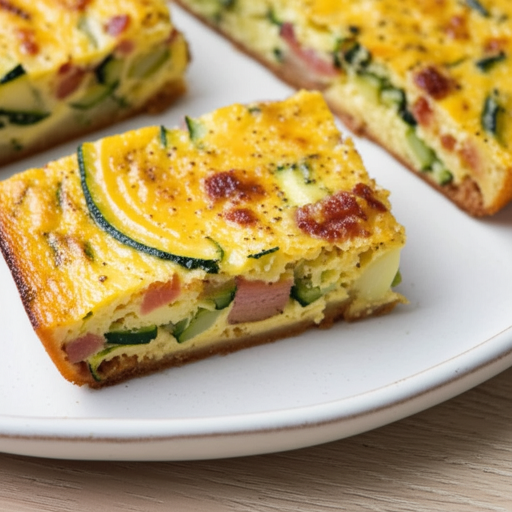 Basic Zucchini Slice image